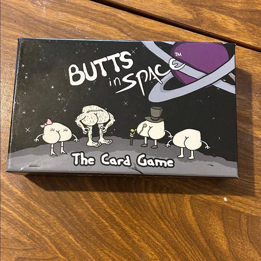 Butts in Space Card Game for 2-4 players